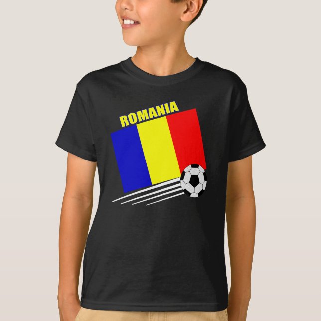 T-shirt Équipe de football roumaine (Devant)
