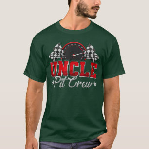 T-shirt Équipe de fosse Course Oncle de la famille Fête d'