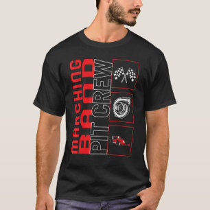 T-shirt Équipe de fosse de la fanfare de course automobile