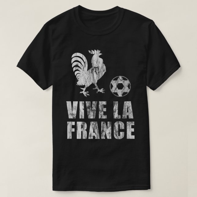 T-shirt Équipe de France de Football de Jersey (Design devant)