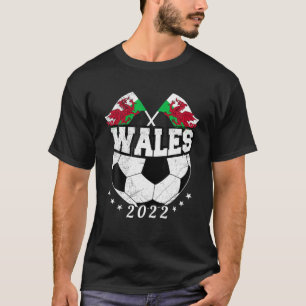 T-shirt Équipe De Galles De Football Gallois Pour Hommes
