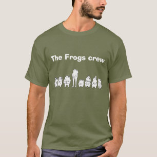 T-shirt Équipe de Grenouilles Personnalisable pour Groupe