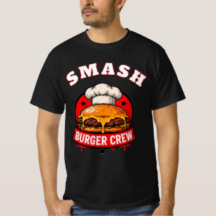 T-shirt Équipe de grill du restaurant Smash Burger Crew 🍔