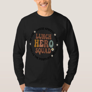 T-shirt Équipe de héros du déjeuner de la rentrée scolaire