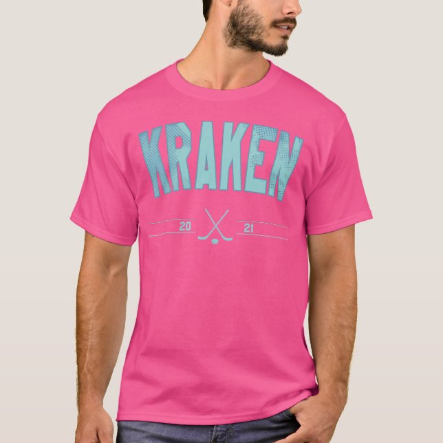 T-shirt Équipe de hockey Kraken 2021 (Devant)