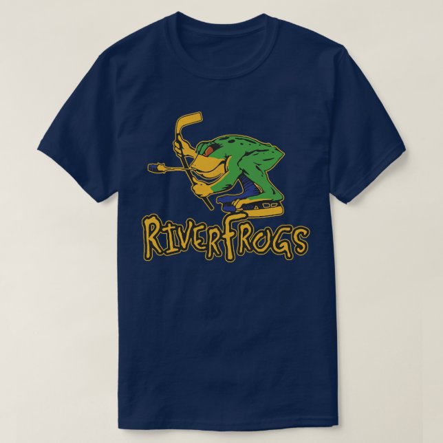 T-shirt Équipe de hockey sur grenouilles de la rivière Lou (Design devant)