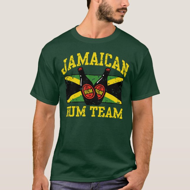 T-shirt Équipe de Jamaïque de rhum (Devant)