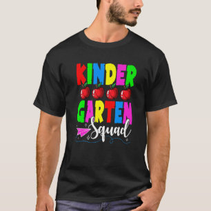 T-shirt Équipe De Jardin D'Enfants Retour À L'École Premie