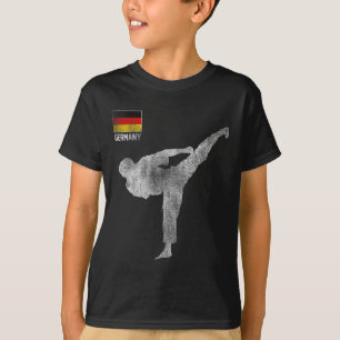 T-shirt Équipe de karaté arts martiaux Mma coup d'Allemagn