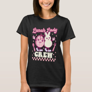 T-shirt Équipe de la dame du déjeuner Œuf de Pâques Groovy