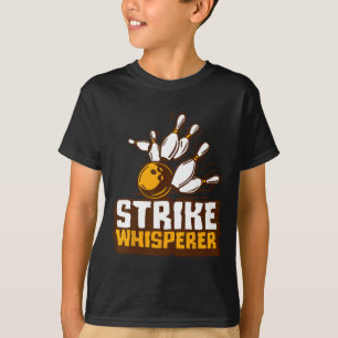 T-shirt Équipe de la Ligue de Bowler Funny de Whisperer