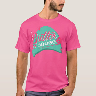 T-shirt Équipe De La Ligue De Bowling Pour Filles Gutter P
