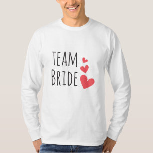 T-shirt Équipe de la mariée