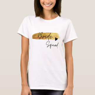 T-shirt Équipe de la mariée | Demoiselle d'honneur de la f
