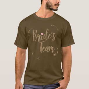 T-shirt Équipe de la mariée Enterrement de vie de jeune fi