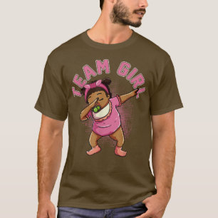 T-shirt Équipe de la partie de révélation de genre fille m