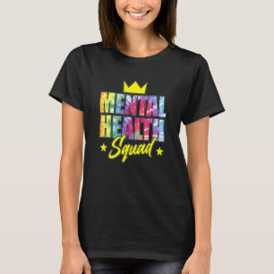 T-shirt Équipe de la santé mentale Thérapie de sensibilisa