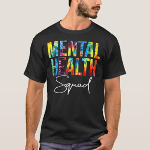 T-shirt Équipe de la santé mentale Tie Dye Fière Santé men