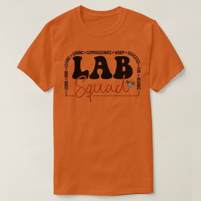 T-shirt Équipe de laboratoire Équipe de laboratoire Médica (Design devant)