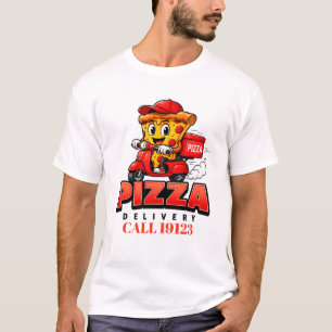 T-shirt Équipe de livraison de pizza Uniforme du personnel