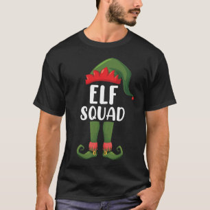 T-shirt Équipe de lutins drôle de Noël pour famille assort