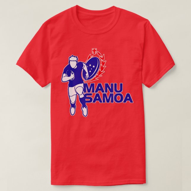 T-shirt Équipe de Manu Samoa de rugby (Design devant)