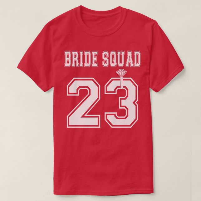 T-shirt Équipe de mariée 2023 Équipe de demoiselles d'honn (Design devant)