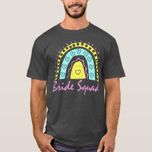 T-shirt Équipe de mariée amusante Équipage de fête de bach
