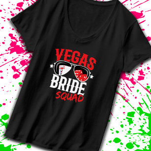 T-shirt Équipe de mariée de mariage à Vegas Fête d'enterre