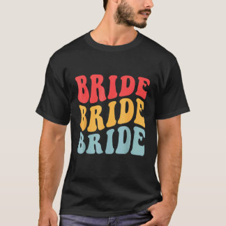 T-shirt Équipe de mariée, je fais, mariage rétro, mariée