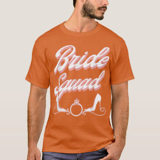 T-shirt Équipe de mariée rétro vintage tenue de soirée de 