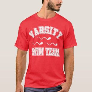 T-shirt Équipe de natation de fac