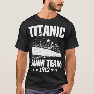 T-shirt Équipe de natation Titanic 1912 Cadeaux Amusant ba