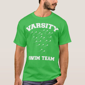 T-shirt Équipe de natation Varsity Sperme de nage