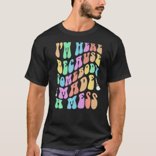 T-shirt Équipe de nettoyage amusante de l'équipe de nettoy