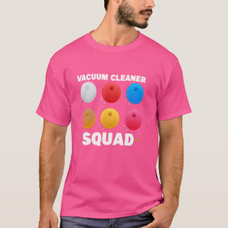 T-shirt Équipe de nettoyage du vide ménager