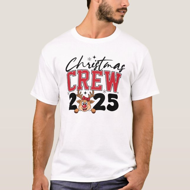 T-shirt Équipe de Noël 2025 (Devant)