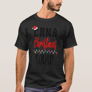 T-shirt Équipe de Noël des infirmières correspondantes en