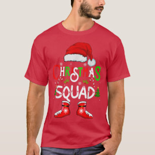 T-shirt Équipe de Noël Funny Noël père Noël Family Pyjamas