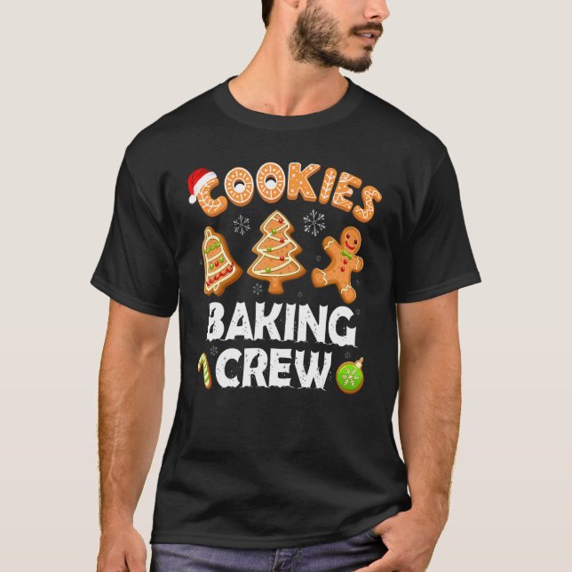 T-shirt Équipe de pain d'épice Cuisine biscuit équipage No (Devant)