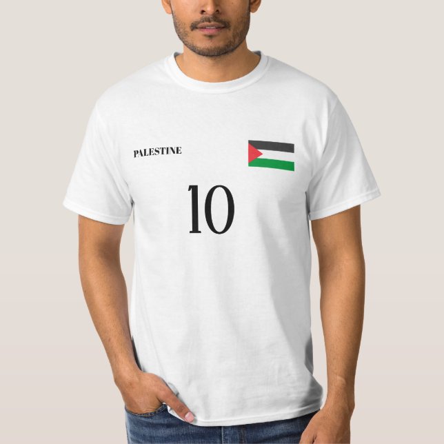 T-shirt Équipe de Palestine de football (Devant)