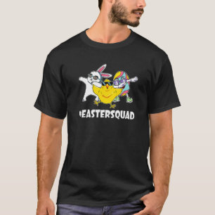 T-shirt Équipe de Pâques Bunnies Dabbing Lapin Poule Pâqu