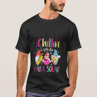 T-shirt Équipe de paraprofessionnels féminins Gnomes décon