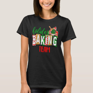 T-shirt Équipe de pâtisserie de Noël Costume de Noël Enfan