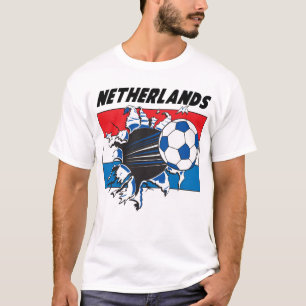 T-shirt Équipe de Pays-Bas Football de football