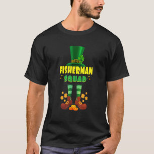T-shirt Équipe de pêcheur Drôle de jour de la Saint-Patri