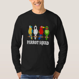 T-shirt Équipe de perroquets mignon Parrot Bird Parrot