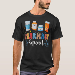 T-shirt Équipe de pharmacie Drôle Mignon Comprimés Pharmac