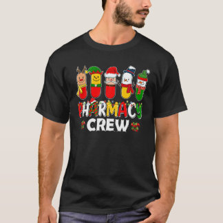 T-shirt Équipe de pharmacie, Pharmaciste Technicien Noël
