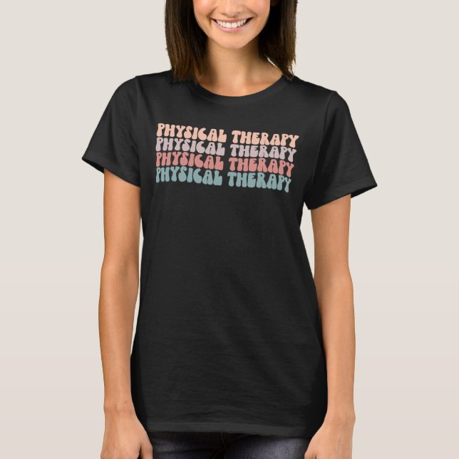T-shirt Équipe de physiothérapie Physique Thérapeute Super (Devant)